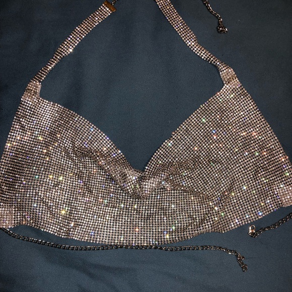 Silver Rhinestone Top - Picture 4 of 7